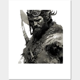 Odin the Viking God Prepares for War Posters and Art